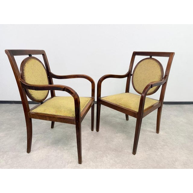 Vienna Secession to Early Art Deco Salon Suite, 1930s, Set of 3 For Sale - Image 13 of 18