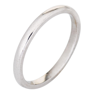 Van Cleef & Arpels Tendrement Wedding Band 2 Mm Ring Size 53 Us 6.25