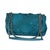 2010s Teal Suede Goatskin Diamond Fringe Medium Flap Bag For Sale - Image 5 of 8