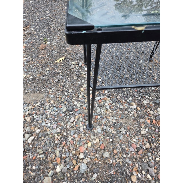 Vintage Woodard Pinecrest Outdoor End Table For Sale - Image 10 of 10