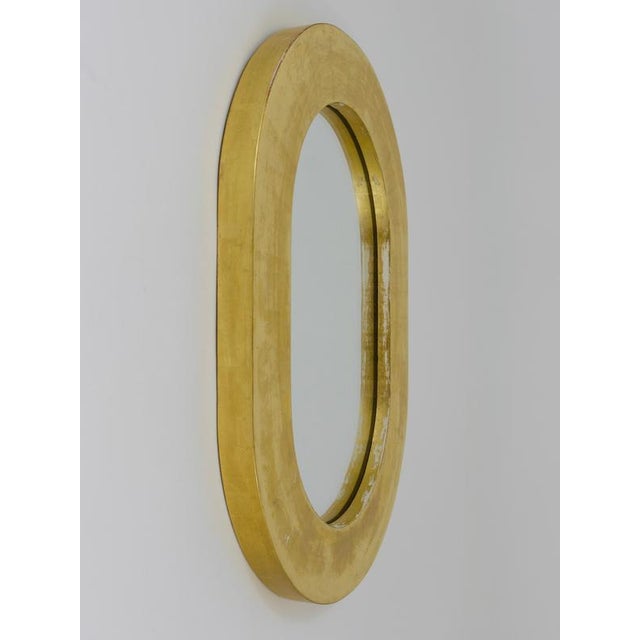 Mid-Century Minimalist Gold-Plated Wall Mirror by Carl Aubock, Vienna, Austria, 1960 For Sale - Image 13 of 15