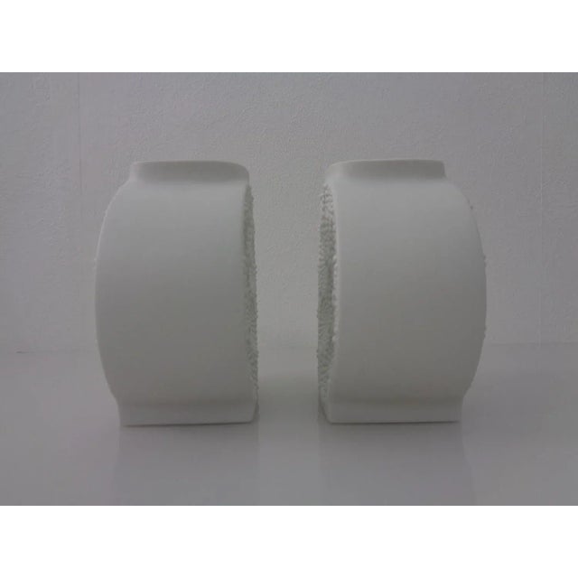Ceramic Mid-Century Op Art Vases by Manfred Frey for Kaiser, 1960s, Set of 2 For Sale - Image 7 of 13
