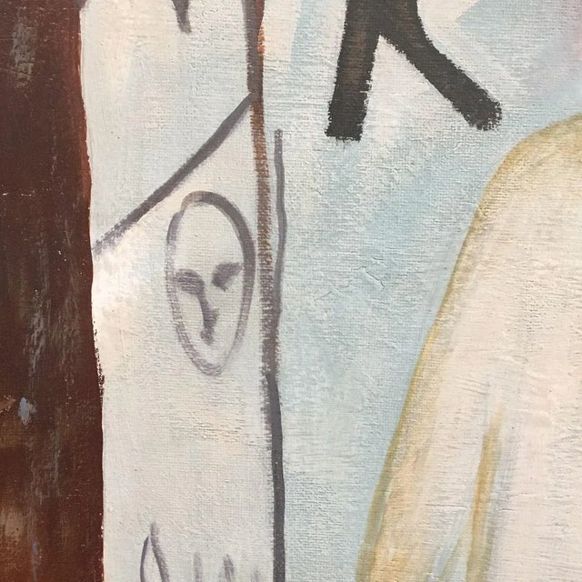 Abstract Painting on Canvas For Sale - Image 7 of 10