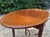 Brown Antique Mahogany Oval Pembroke Table, 1860 For Sale - Image 8 of 11
