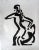 Caught. 2006. Paper, lithography, 65x50 cm Dancer in black and white colors This piece is attributed to the mentioned...