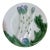 French Salins Barbotine Majolica Asparagus Plate For Sale