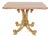 Regency Style Giltwood Sienna Marble Top Side or Breakfast Table For Sale