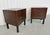 This listing is for a pair of Mid-Century Danish Modern Rosewood Nightstands. Featuring a straight line cube design, two...