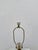 Currey & Co Tristan Lamp. Porcelain body, crackle glaze, brass accents. Showroom floor sample.