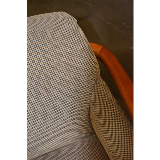 This is a great looking & comfortable set from RH. Nice condition, called Picasso. Mid century look with sleek wooden...