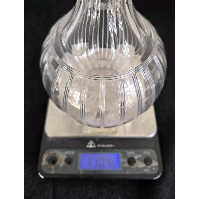Antique Art Deco Glass Spirit Decanter from Walker & Hall, Sheffield, 1924 For Sale - Image 17 of 18