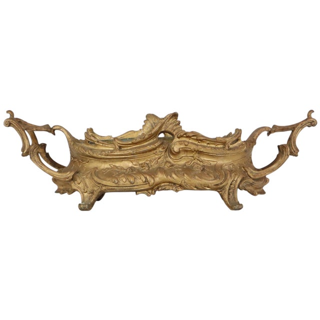 Early 20th Century Rococo-Style Gilt Jardinière Flower Planter For Sale - Image 18 of 18