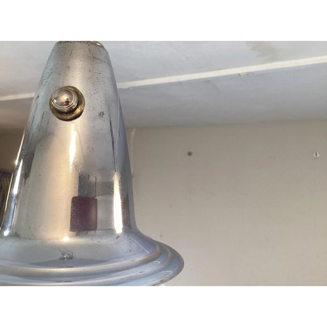 Antique French Glass Pendant Light For Sale In Portland, ME - Image 6 of 6