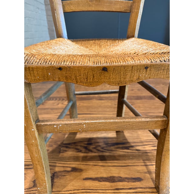 Brown Set of 6 French Provincial Side Chairs For Sale - Image 8 of 10
