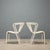 Vintage White Metal Chairs, 1970s, Set of 2 For Sale - Image 3 of 9
