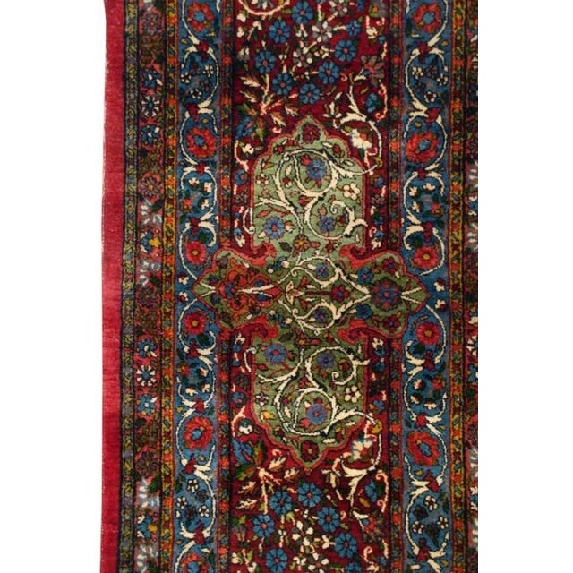 Textile 19th Century Yazd Rug For Sale - Image 7 of 7