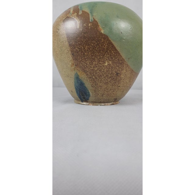 Ceramic Stoneware Vase by Lucien Arnaud Puisaye, 1920s For Sale - Image 7 of 11