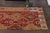 1970s 1970s Vintage Handmade Wool Cotton Red Crimson Runner Rug For Sale - Image 5 of 11