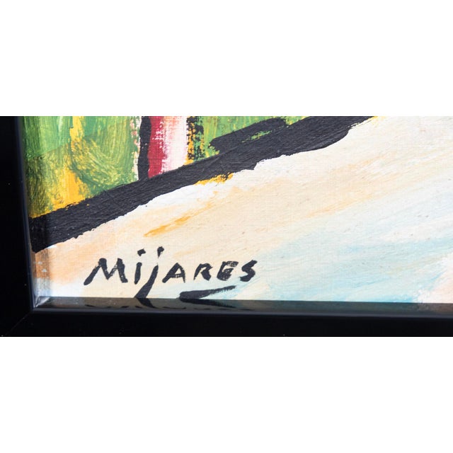 Late 20th Century Late 20th Century Jose Maria Mijares (1921 - 2004) - Oil on Canvas With Coa - 45 H X 33 W For Sale - Image 5 of 7