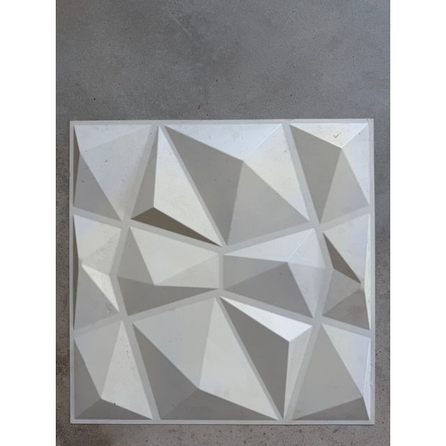 Sculptural Geometric 3d Wall Art Panels, Set of 12 For Sale - Image 12 of 18