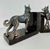 Art Deco French Bookends with Wolf Dogs in Silver Patinated Metal, 1930s, Set of 2 For Sale - Image 4 of 9