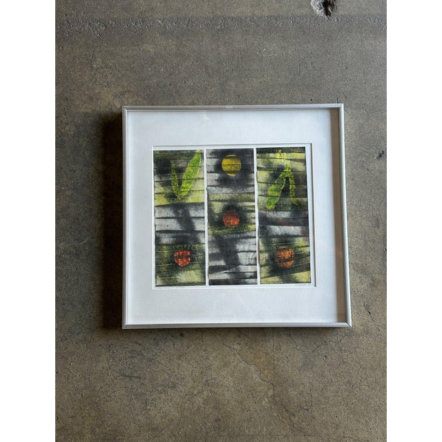 Yellow Katherine Kadell Lithograph #3 For Sale - Image 8 of 8