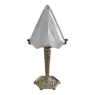 French Art Deco Lamp by P. Maynadier - 1930 France For Sale