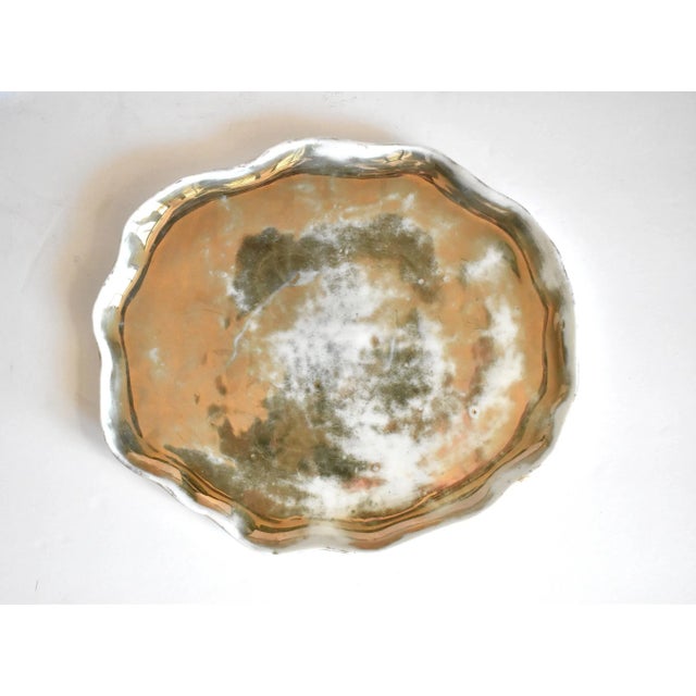 Antique Gold & White Porcelain Flower Petals Demitasse Tea Service - Set of 8 For Sale - Image 11 of 13