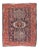 Antique Rust Karajeh Persian Area Rug For Sale