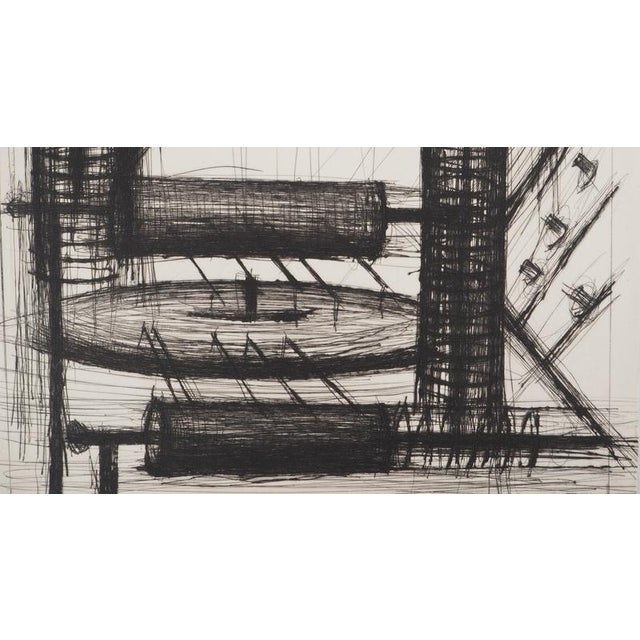 Bernard Buffet, The Phonograph, Original Engraving For Sale - Image 4 of 6