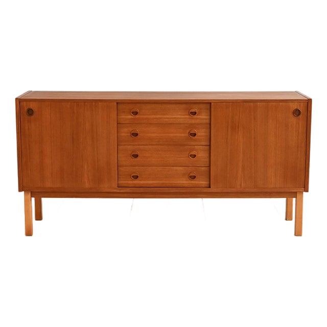 Scandinavian Teak Sideboard, 1960s For Sale