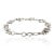 Elephant Promenade Oxidized Link Chain Bracelet in 925 Silver by Carat&her For Sale - Image 4 of 5