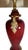 Oxblood Porcelain Ginger Jar Handled Table Lamp For Sale - Image 4 of 5