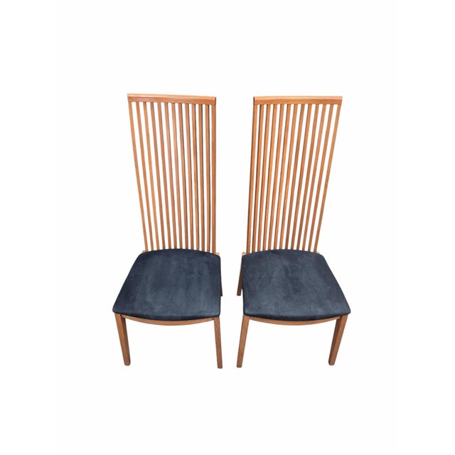 Mid-Century Modern Vintage Italian Antonio Sibau "California" Side Chairs - 4 For Sale - Image 3 of 11