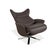 Set of Model 8115 Armchair and Ottoman in Leather and Chrome from Joop For Sale - Image 4 of 18
