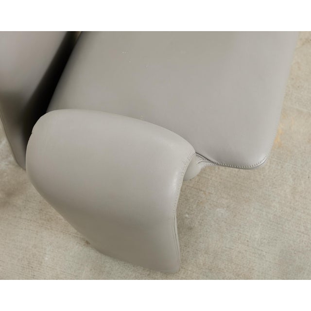 Set of Eight Steve Leonard for Brayton Leather Dining Chairs For Sale - Image 15 of 18