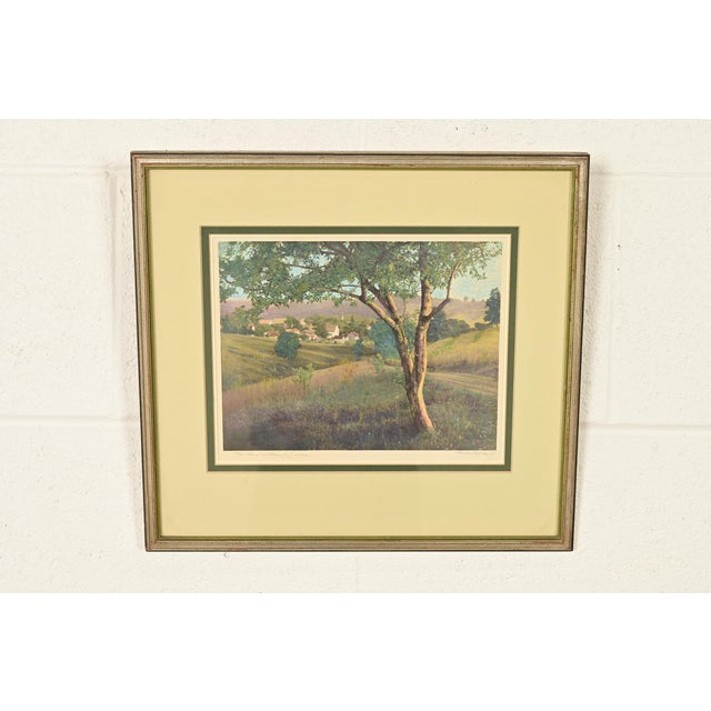 J. Hohenberger Original Artist Signed "In the Valley of Peace" Framed Lithograph For Sale - Image 13 of 13