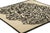 2010s Rug & Kilim’s Distressed Abstract Square Rug in Ivory & Black Geometric Patterns For Sale - Image 5 of 7