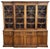 American Vintage American Mahogany & Bubble Glass Curio Vitrine Bookcase Breakfront For Sale - Image 3 of 18