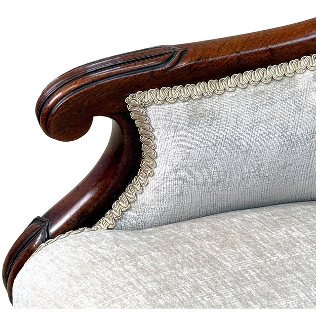 English Regency Mahogany Tub Library Armchair, 1835 For Sale - Image 9 of 11