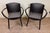 Pair of emu nilo model armchairs. design by chiaramonte and marin circa 2000 (still published). Aluminum, stainless steel...