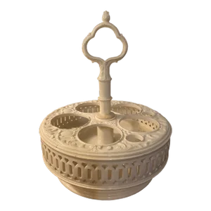 Antique Creamware Cruet Stand