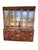 Mid-Century Modern 1970s American of Martinsville Credenza and China Cabinet Hutch Patchwood Olive Wood ' Camo' Cabinet For Sale - Image 3 of 14
