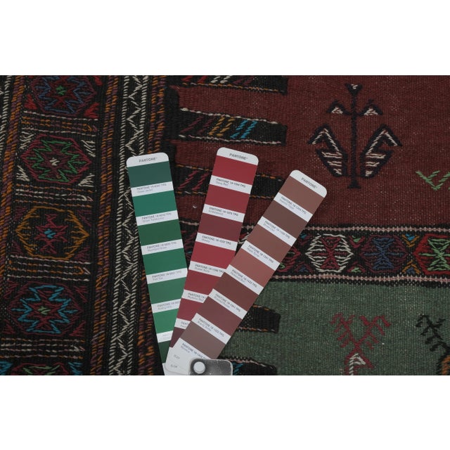 Animal Soumac Kilim Rug 3'4'' X 5'4'' For Sale - Image 12 of 13