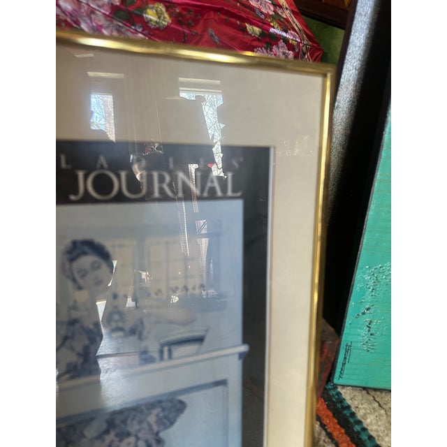 1970s 1970s Pair of Ladies Home Journal Magazine Covers, Framed For Sale - Image 5 of 9