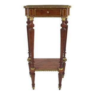 19th Century Louis XVI Style Marble Top Table For Sale