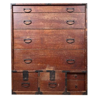 Japanese Traditional Tansu Drawer Cabinet, 1920s For Sale