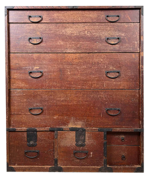 Japanese Traditional Tansu Drawer Cabinet, 1920s