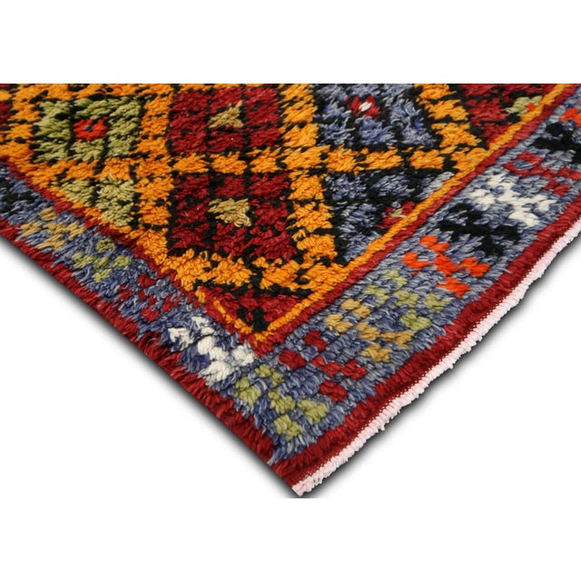 Art Deco 1960s Turkish Tulu Rug For Sale - Image 3 of 6