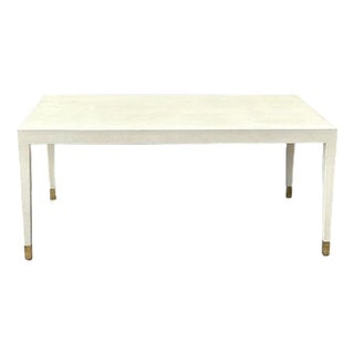Vintage Monarch for Century Faux Shagreen Coffee Table For Sale